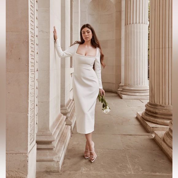 ODD MUSE MIDI PEARL DRESS! - Picture 1 of 7